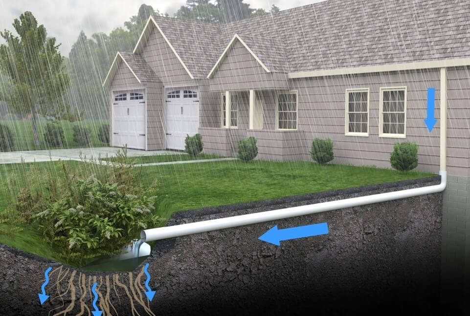 rain garden drainage